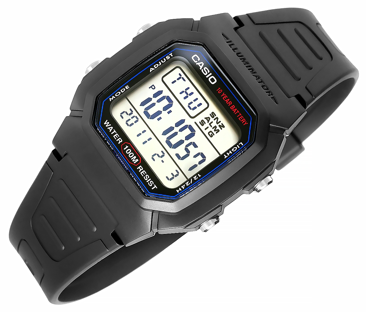 Zegarek Męski CASIO W-800H-1AVDF + BOX - obrazek 3