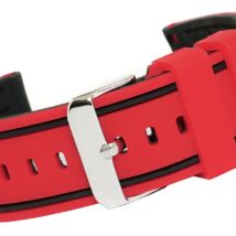 Pasek silikonowy CZERWONO-CZARNY U14-20-3