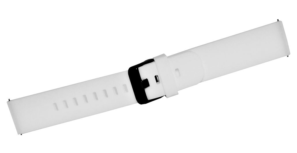 Pasek silikonowy BIAŁO-CZARNY U15-22-12 - obrazek 3