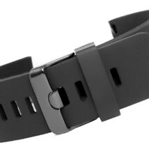 Pasek silikonowy CZARNO-CZARNY U15-22-14