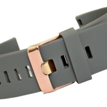 Pasek silikonowy SZARY-RÓŻOWE ZŁOTO U15-20-1