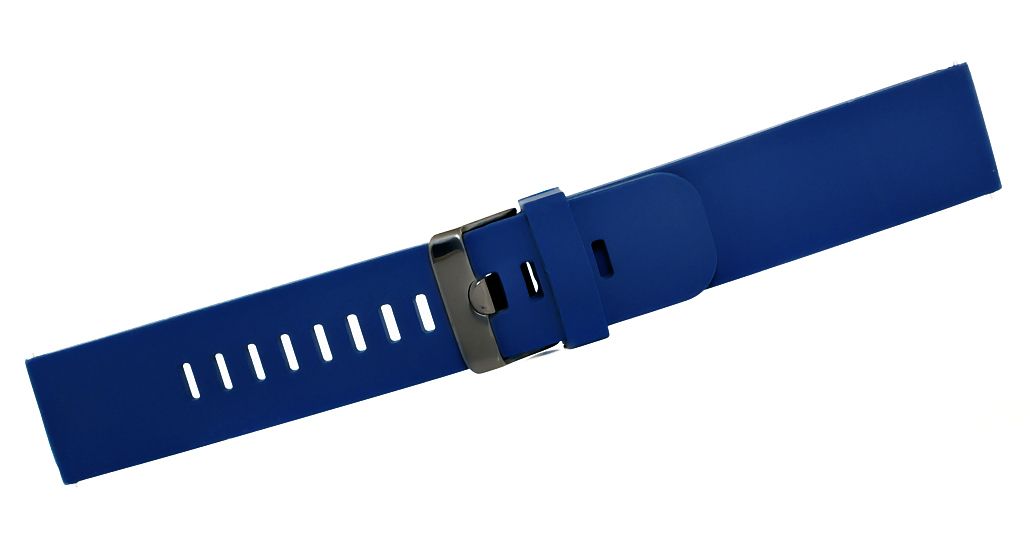 Pasek silikonowy GRANATOWO-CZARNY U15-20-2 - obrazek 3