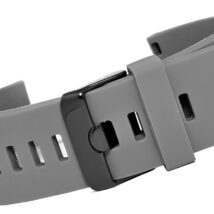 Pasek silikonowy SZARO-CZARNY U15-20-3