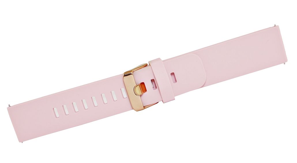 Pasek silikonowy RÓŻOWY-RÓŻOWE ZŁOTO U15-20-8 - obrazek 3