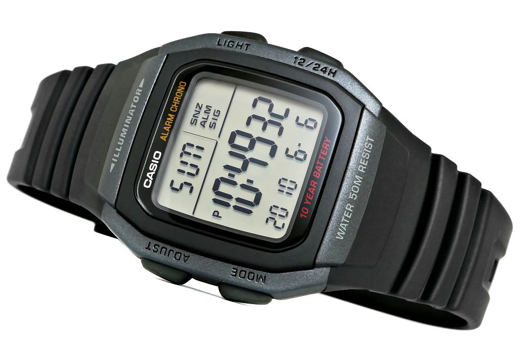 Zegarek Męski CASIO W-96H-1BVDF + BOX - obrazek 3