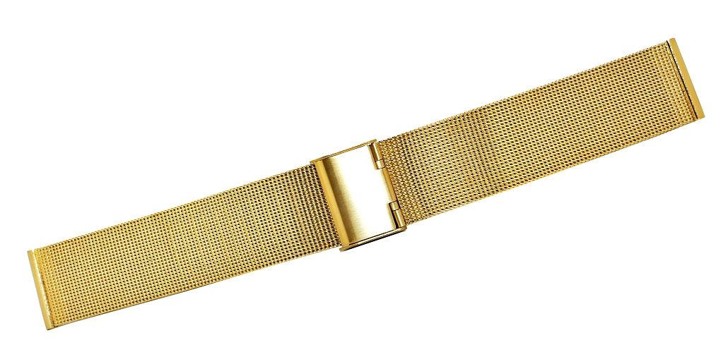 Bransoleta Siatka Złota 20 mm 301G20 - obrazek 3