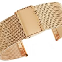 Bransoleta Siatka Różowe Złoto 22 mm 301RG22