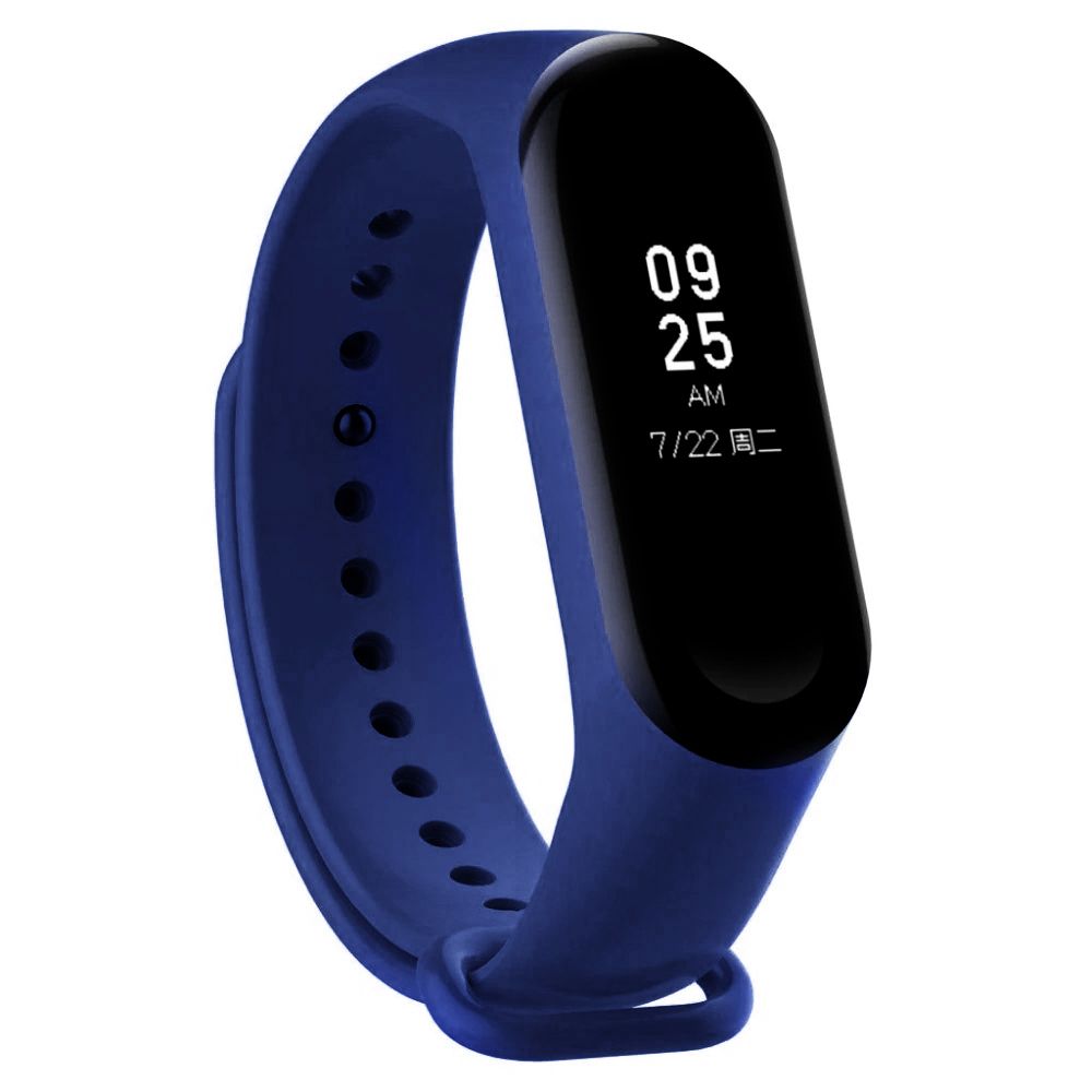 Pasek silikonowy do Xiaomi 5/6 - granatowy - obrazek 3