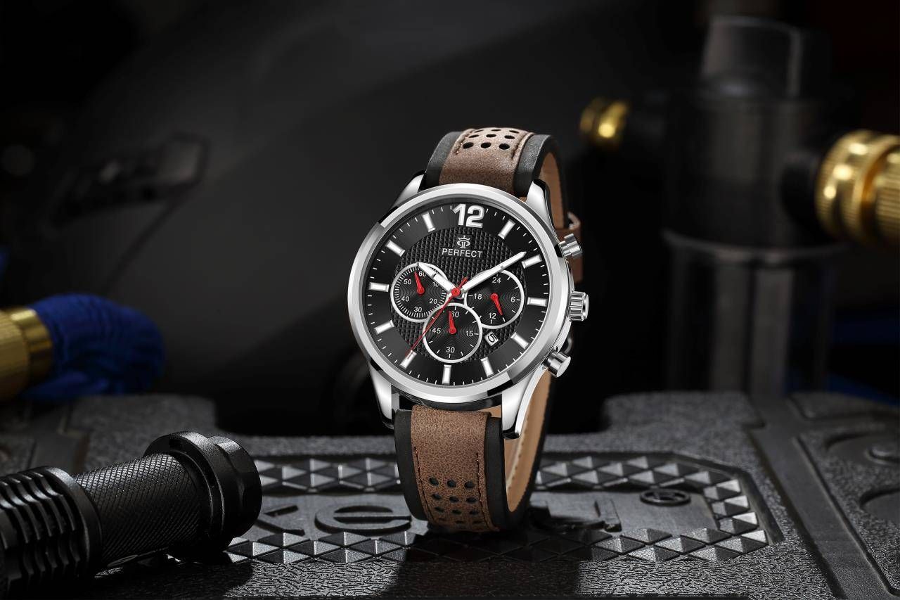 Zegarek Męski Perfect Chronograf CH01L-05 + Box - obrazek 3