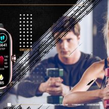 Smartwatch GIEWONT Dynamic SmartCall GW230-3 – Rose Gold/Black Effect