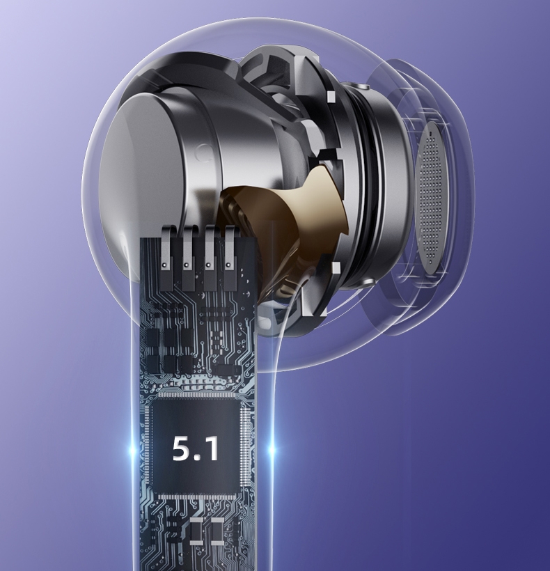 Słuchawki bezprzewodowe douszne LENOVO Thinkplus LivePods LP40 PRO Czarne - obrazek 3