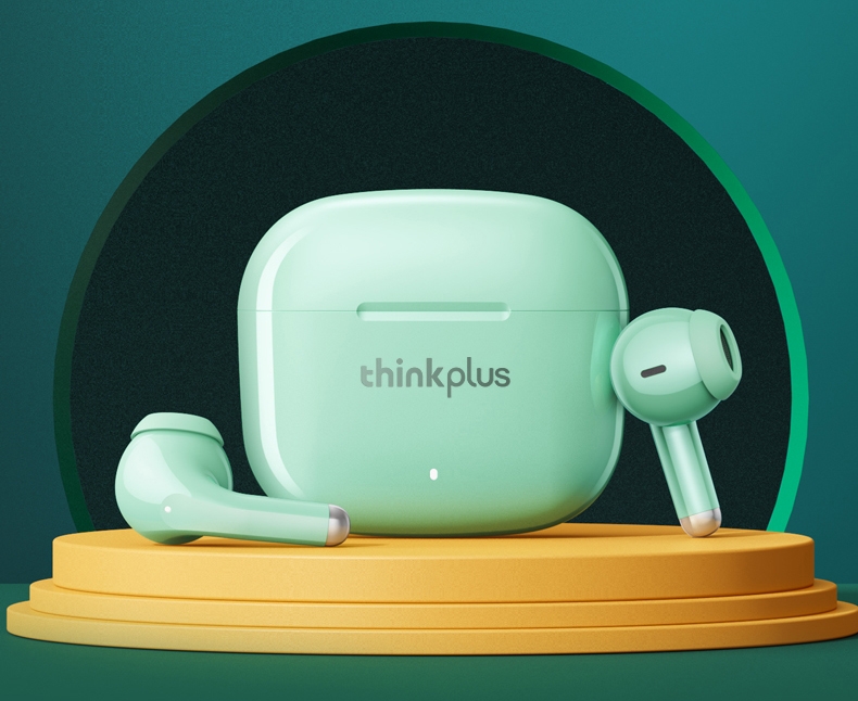 Słuchawki bezprzewodowe douszne LENOVO Thinkplus LivePods LP40 PRO Zielone - obrazek 3