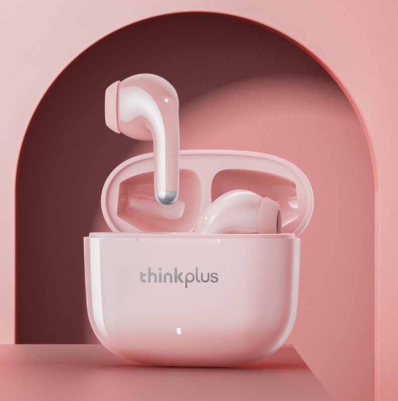 Słuchawki bezprzewodowe douszne LENOVO Thinkplus LivePods LP40 PRO Różowe - obrazek 3