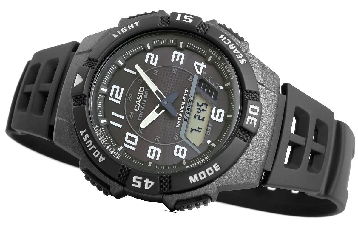 Zegarek CASIO AQ-S800W-1BVEF SOLAR + BOX - obrazek 3