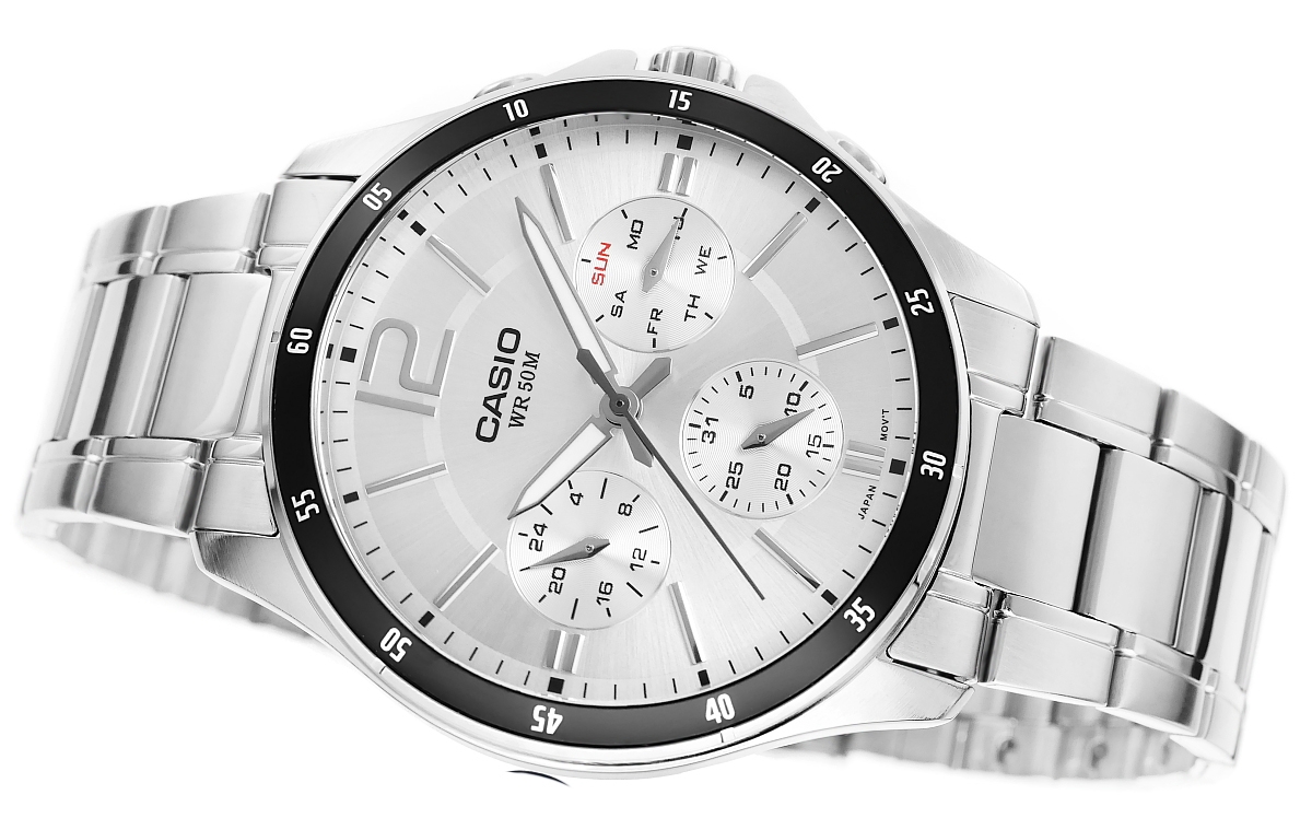 Zegarek Męski CASIO MTP-1374D-7AVDF + BOX - obrazek 3