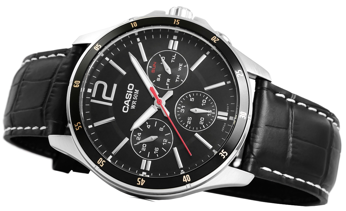 Zegarek Męski CASIO MTP-1374L-1AVDF + BOX - obrazek 3