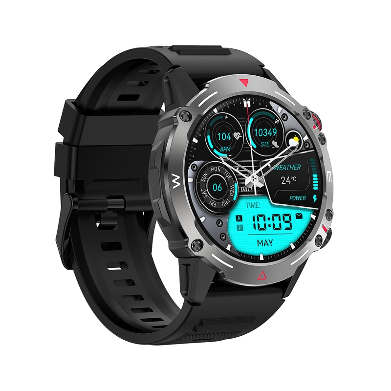 Smartwatch VELTORI VT110-1 Czarny Pasek Silikonowy - obrazek 3