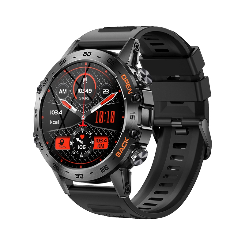 Smartwatch VELTORI VT120-1 Czarny Pasek Silikonowy - obrazek 3