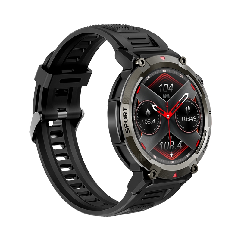 Smartwatch VELTORI VT140-1 Czarny Pasek Silikonowy - obrazek 3