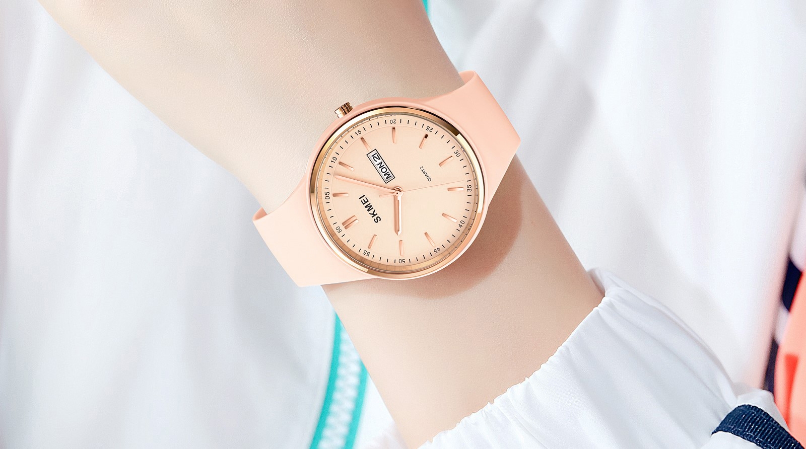 Zegarek Damski Skmei 1747PK + BOX - obrazek 3