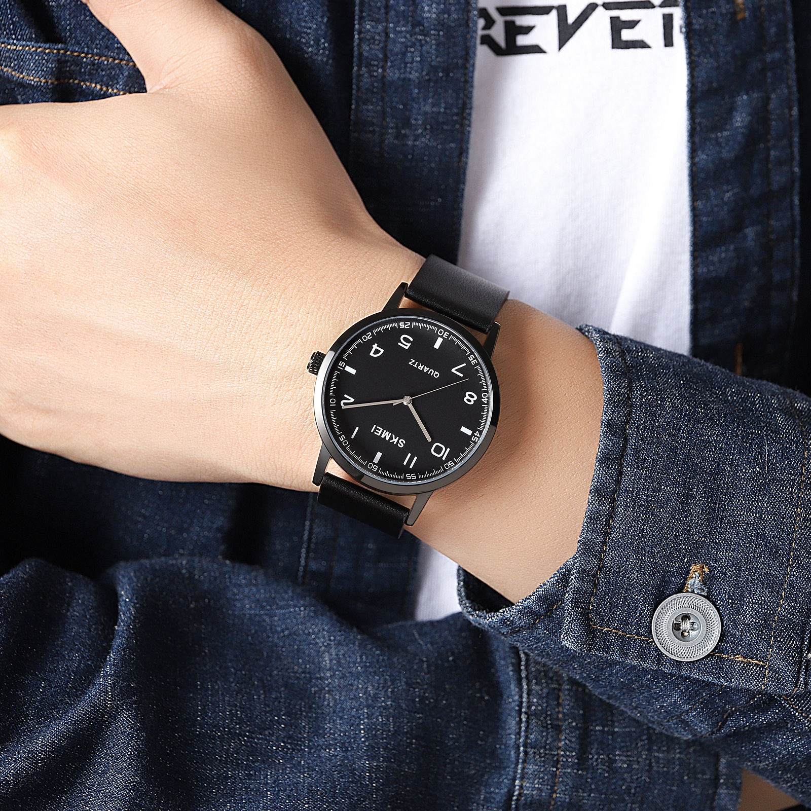 Zegarek Męski Skmei 1890BKBK + BOX - obrazek 3