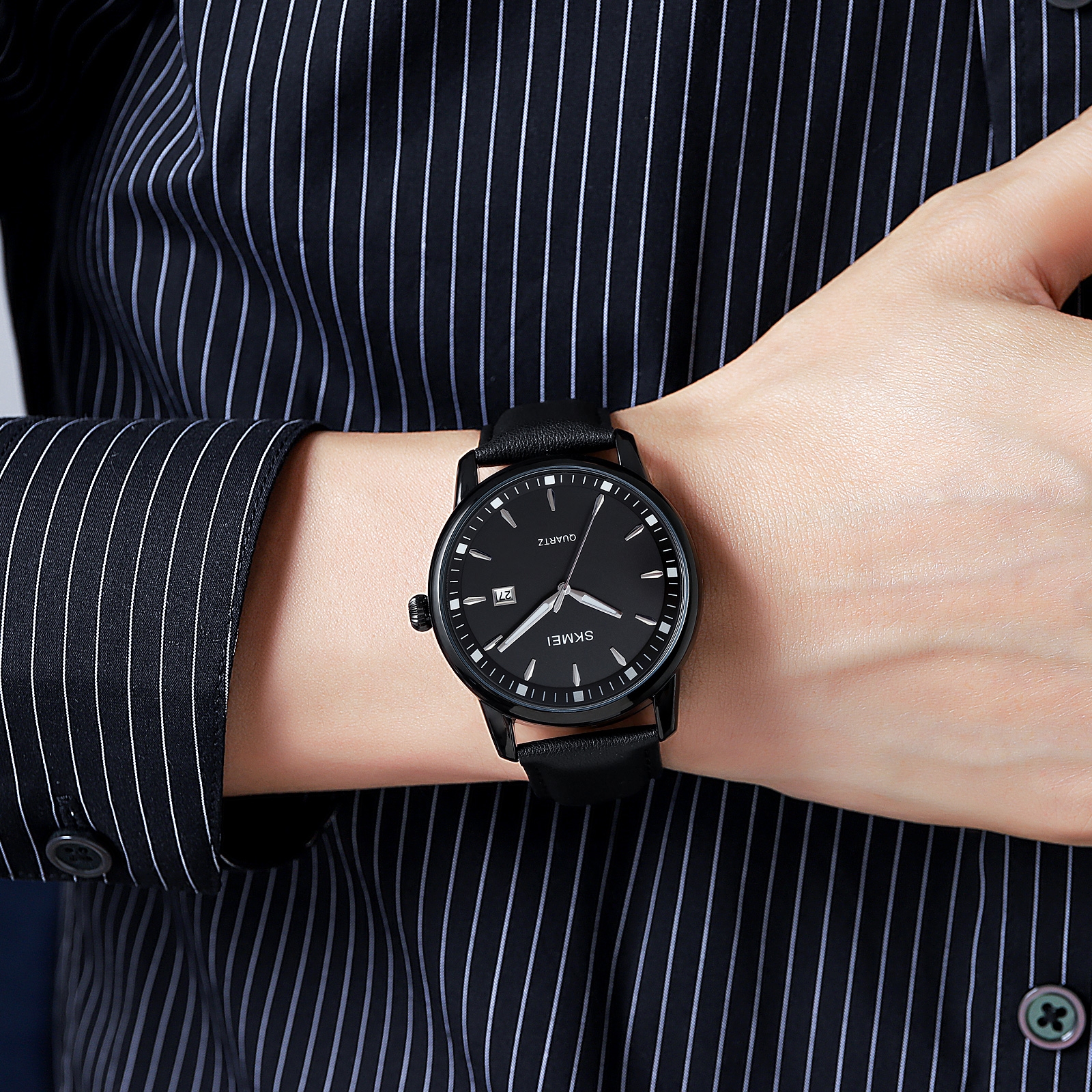 Zegarek Męski Skmei 2121BK + BOX - obrazek 3