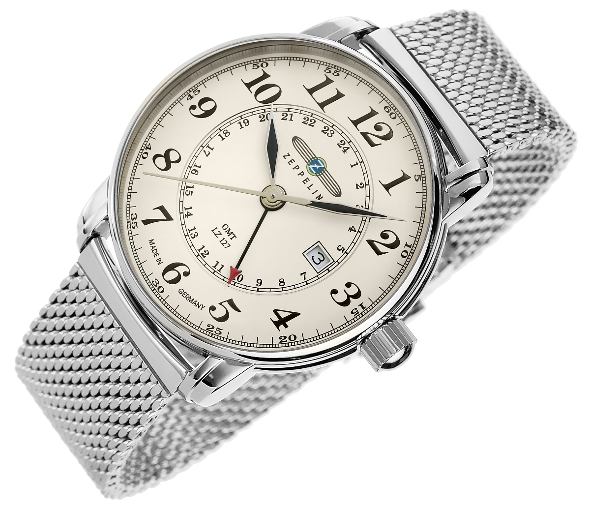 Zegarek Męski ZEPPELIN LZ127 Graf Zeppelin GMT 7642M-5 + BOX - obrazek 3