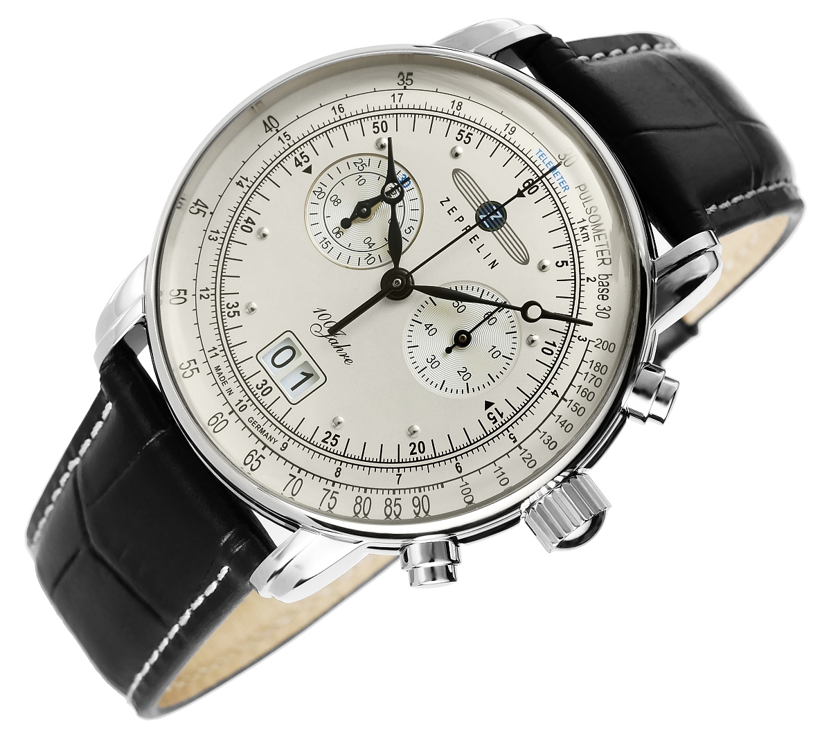 Zegarek Męski ZEPPELIN 100 Yahre 7690-1 + BOX - obrazek 3