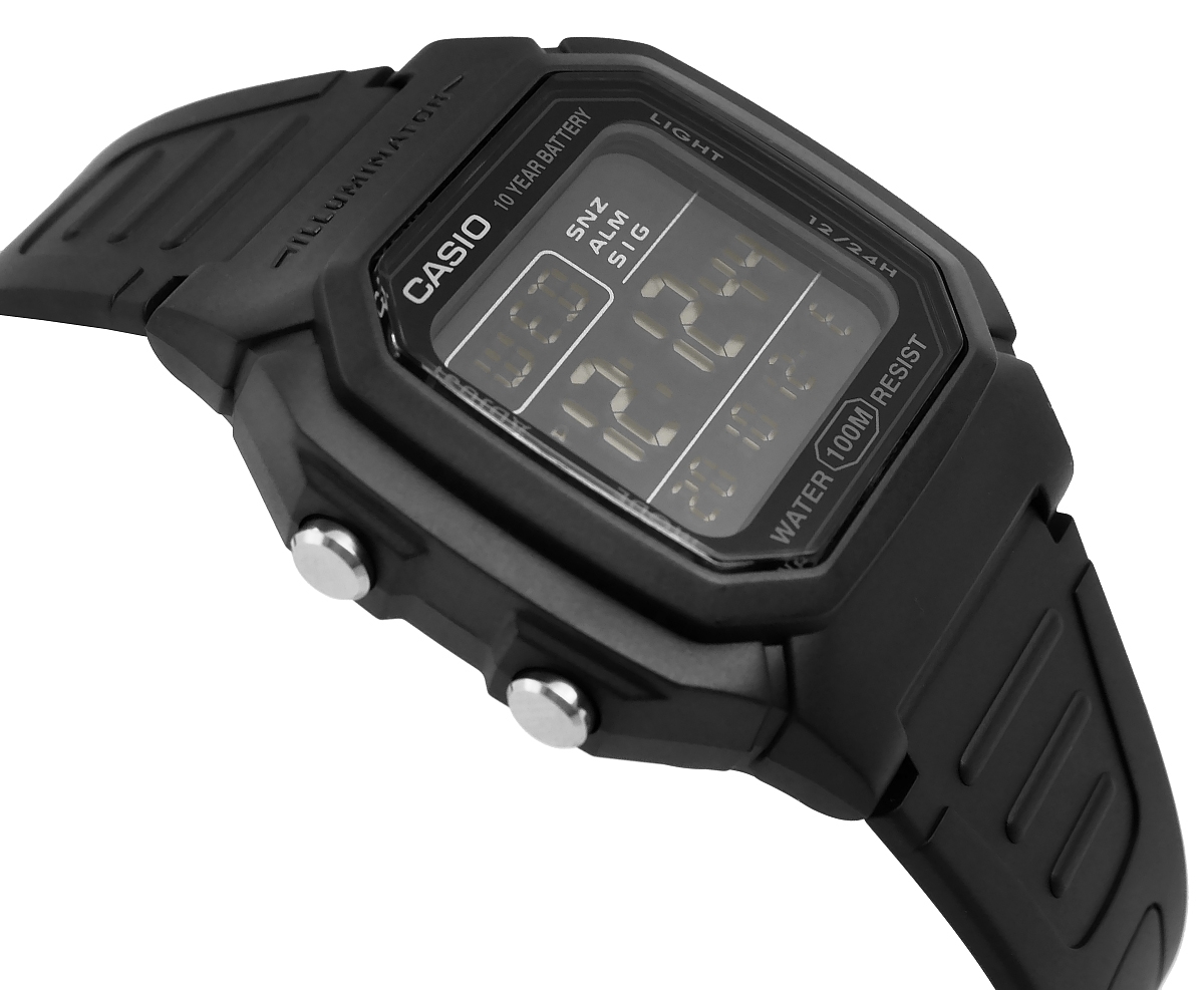 Zegarek Męski CASIO W-800H-1BVDF + BOX