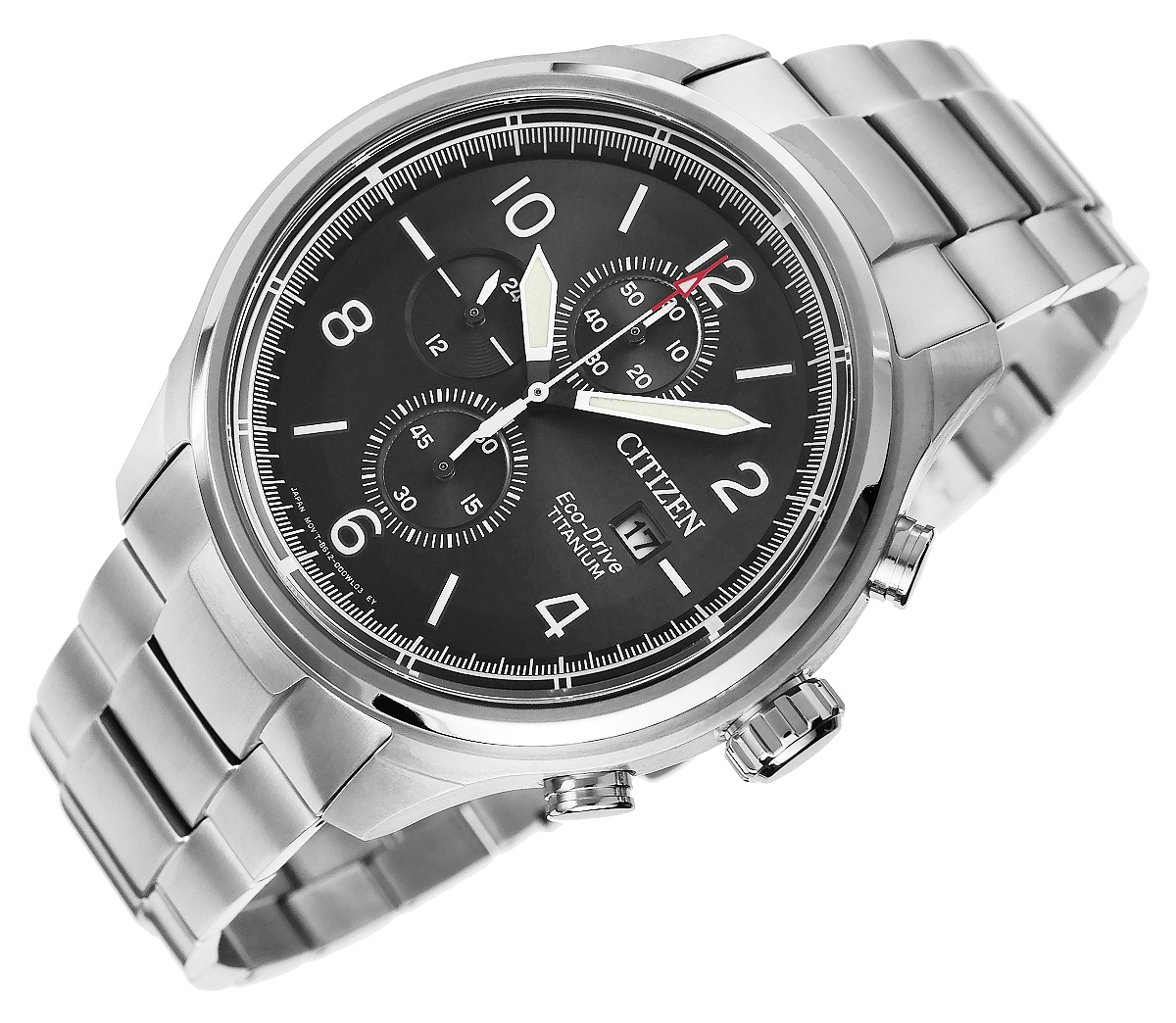 Zegarek Męski CITIZEN Super Titanium Eco-Drive CA0810-88E + BOX - obrazek 3