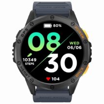 Smartwatch Męski GRAVITY GPS GT24-1 Czarny Pasek Silikonowy + Granatowy Pasek Silikonowy