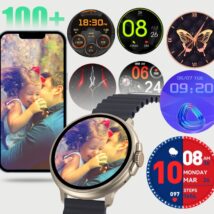 Smartwatch RUBICON RNCF15 Tytan/Orange SMARUB258