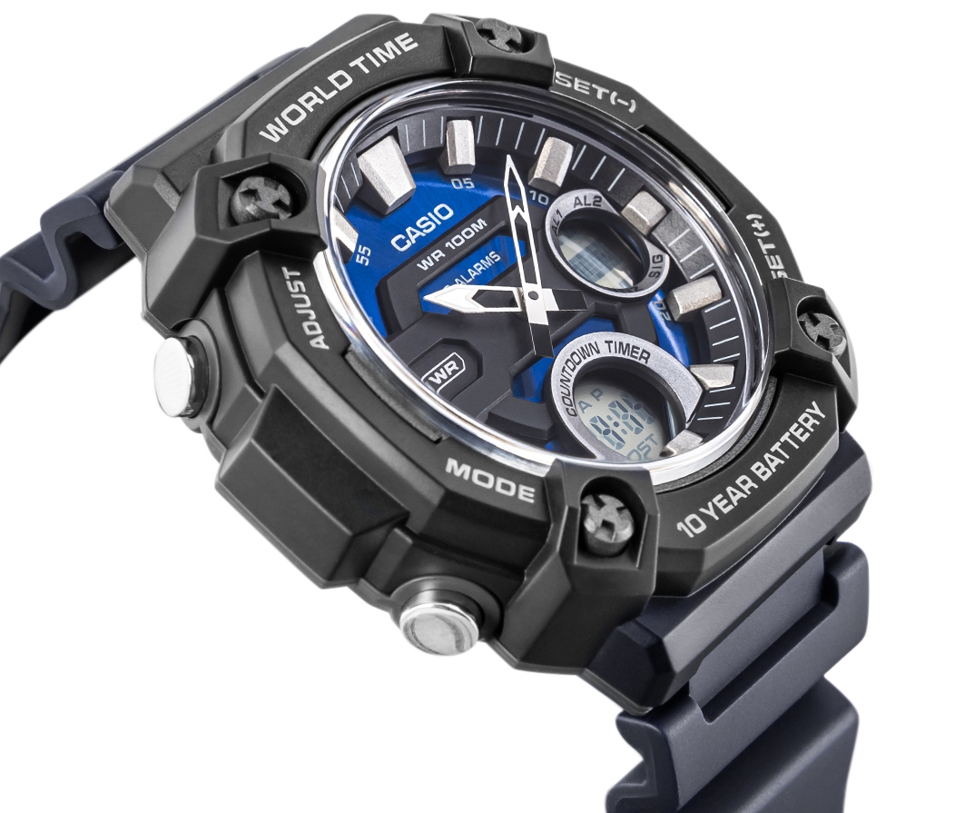 Zegarek Męski CASIO AEQ-120W-2AVDF + BOX - obrazek 3