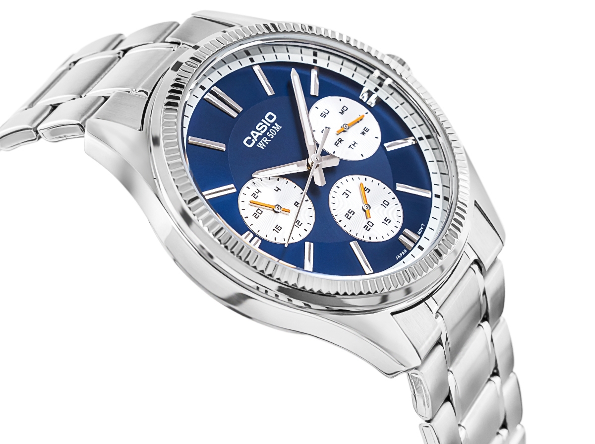 Zegarek Męski CASIO MTP-1375D-2A1VDF + BOX - obrazek 3