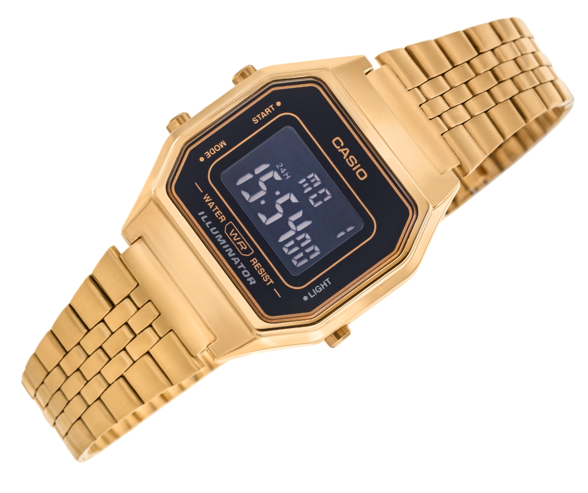 Zegarek Damski CASIO Vintage LA680WGA-1BDF + BOX - obrazek 3