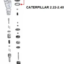 CATERPILLAR podkładka regulayjna 2.22-2.40