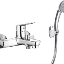 Bateria wannowa z zestawem prysznicowym