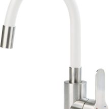 Bateria umywalkowa z giętą wylewką