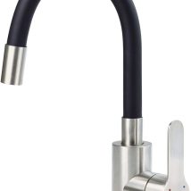 Bateria umywalkowa z giętą wylewką