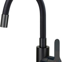 Bateria umywalkowa z giętą wylewką