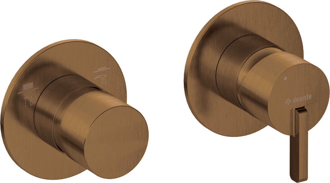 Bateria prysznicowa z przełącznikiem natrysku - pozioma