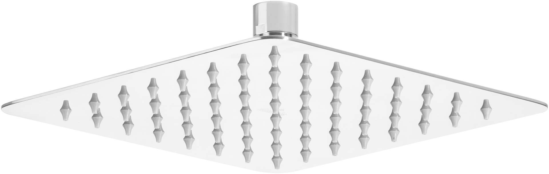 Głowica prysznicowa stalowa - 200x200 mm