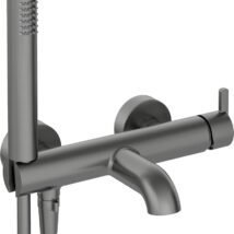 Deante Silia BQSD11M bateria ścienna, przysznicowa, grafit