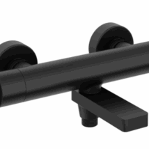 Deante bateria wannowa ścienna BCH_N1BT, czarna