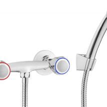 Bateria prysznicowa ścienna z zestawem prysznicowym BON 041D 5908212049709