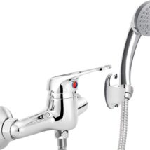 Bateria prysznicowa ścienna z zestawem prysznicowym BYU_041M 5907650801061