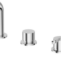 Bateria wannowa 4-otworowa z zestawem prysznicowym