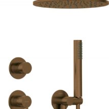 Zestaw prysznicowy podtynkowy z głowicą prysznicową