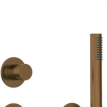 Zestaw prysznicowy podtynkowy z główką prysznicową