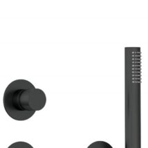 Deante Silia NQSN9XK zestaw podtynkowy, czarny